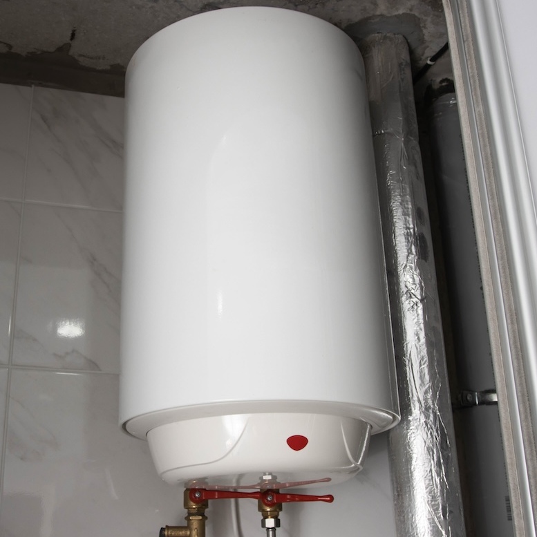 A water heater/boiler.